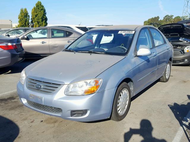 KNAFE122085528066 - 2008 KIA SPECTRA EX BLUE photo 2