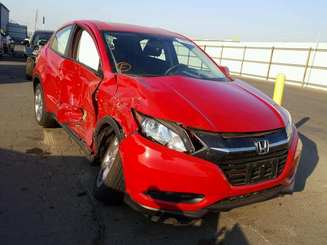 3CZRU5H32JM715443 - 2018 HONDA HR-V LX RED photo 1