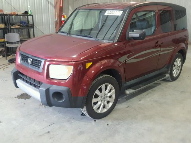 5J6YH18756L006820 - 2006 HONDA ELEMENT EX BURGUNDY photo 2