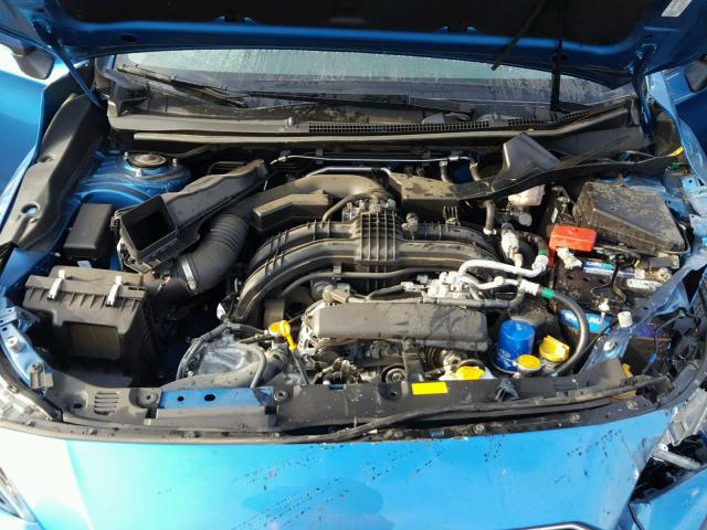 4S3GTAT63H3743435 - 2017 SUBARU IMPREZA LI BLUE photo 7