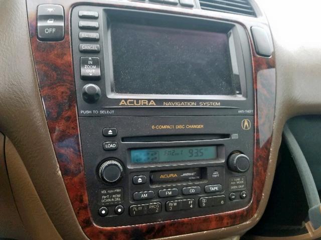 2HNYD18812H546211 - 2002 ACURA MDX TOURIN GOLD photo 9