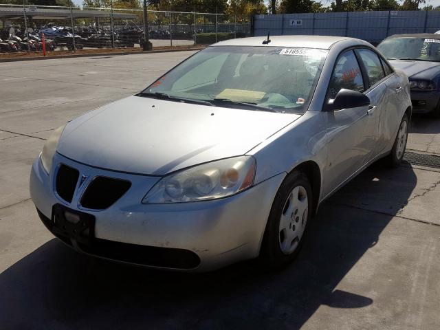 1G2ZF57B484296885 - 2008 PONTIAC G6 VALUE L GRAY photo 2