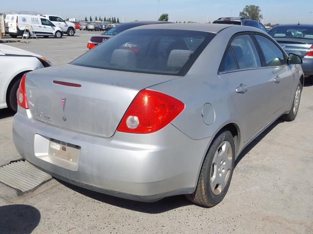 1G2ZF57B484296885 - 2008 PONTIAC G6 VALUE L GRAY photo 4