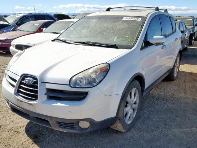 4S4WX86D874401941 - 2007 SUBARU B9 TRIBECA WHITE photo 2