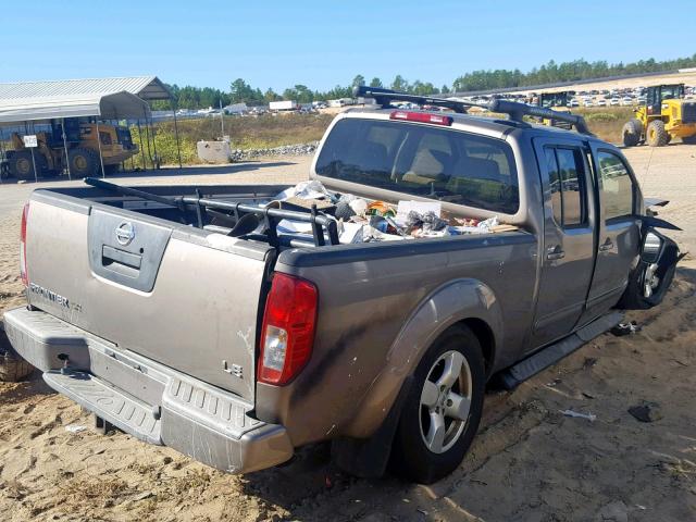 1N6AD09U97C440741 - 2007 NISSAN FRONTIER C TAN photo 4