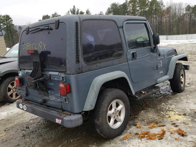 1J4FY29PXWP716641 - 1998 JEEP WRANGLER / GRAY photo 4