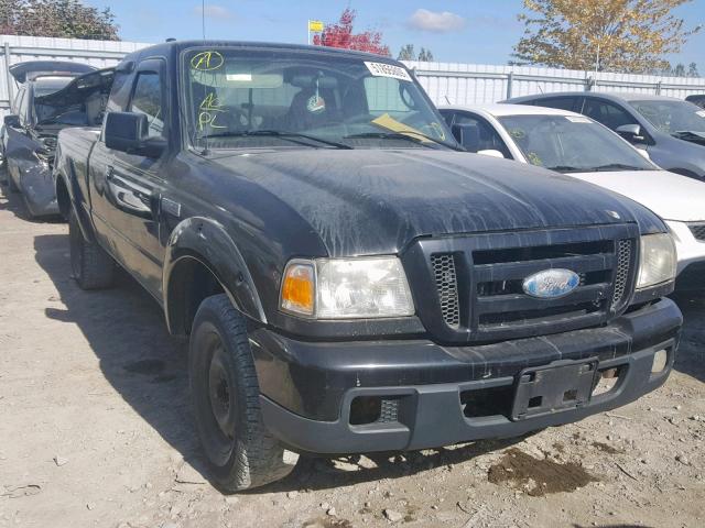 1FTYR44U57PA96528 - 2007 FORD RANGER SUP BLACK photo 1