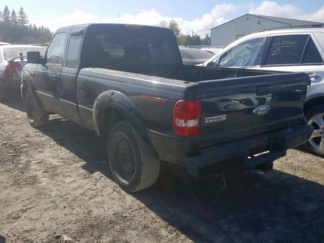 1FTYR44U57PA96528 - 2007 FORD RANGER SUP BLACK photo 3