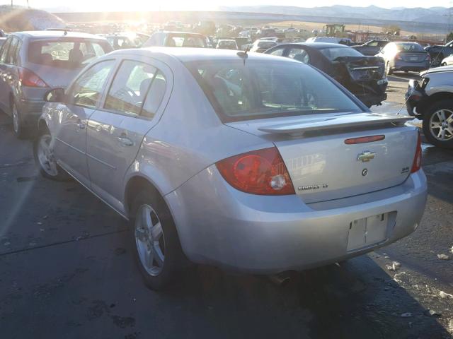 1G1AL58F187145772 - 2008 CHEVROLET COBALT LT SILVER photo 3