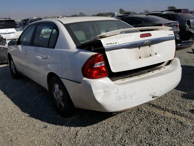 1G1ZT54835F192118 - 2005 CHEVROLET MALIBU LS WHITE photo 3