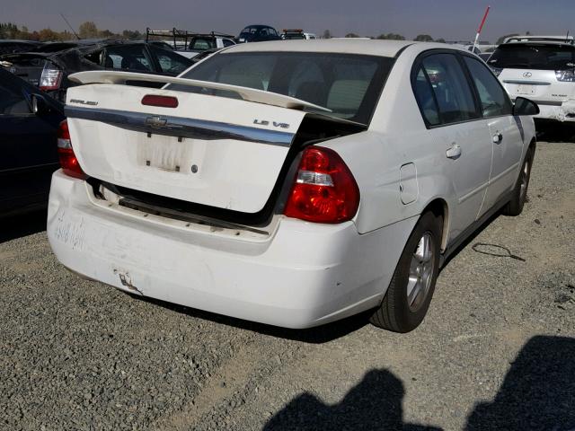 1G1ZT54835F192118 - 2005 CHEVROLET MALIBU LS WHITE photo 4
