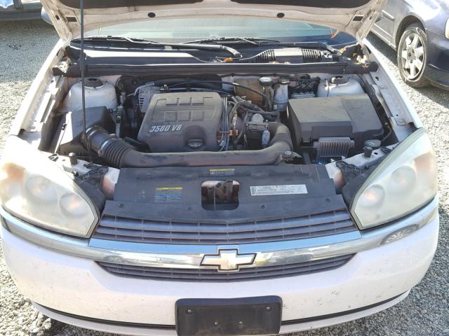 1G1ZT54835F192118 - 2005 CHEVROLET MALIBU LS WHITE photo 7
