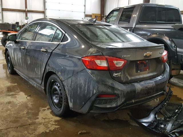 1G1BF5SM6J7191316 - 2018 CHEVROLET CRUZE PREM GRAY photo 3