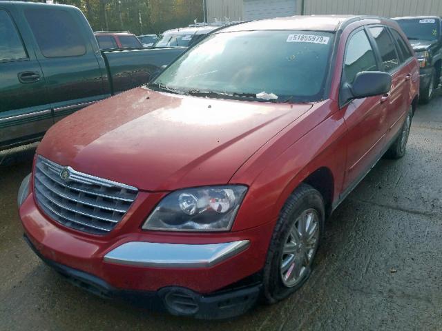 2A4GF68436R723566 - 2006 CHRYSLER PACIFICA T RED photo 2