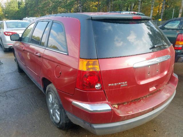 2A4GF68436R723566 - 2006 CHRYSLER PACIFICA T RED photo 3