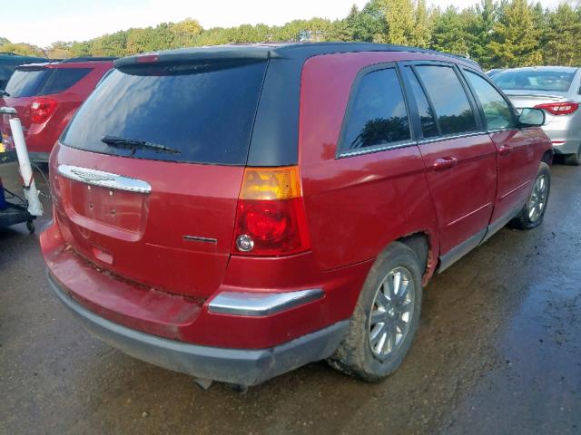 2A4GF68436R723566 - 2006 CHRYSLER PACIFICA T RED photo 4