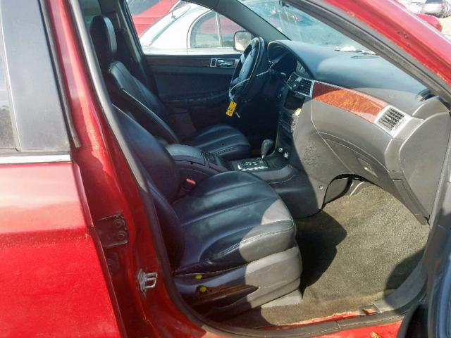 2A4GF68436R723566 - 2006 CHRYSLER PACIFICA T RED photo 5