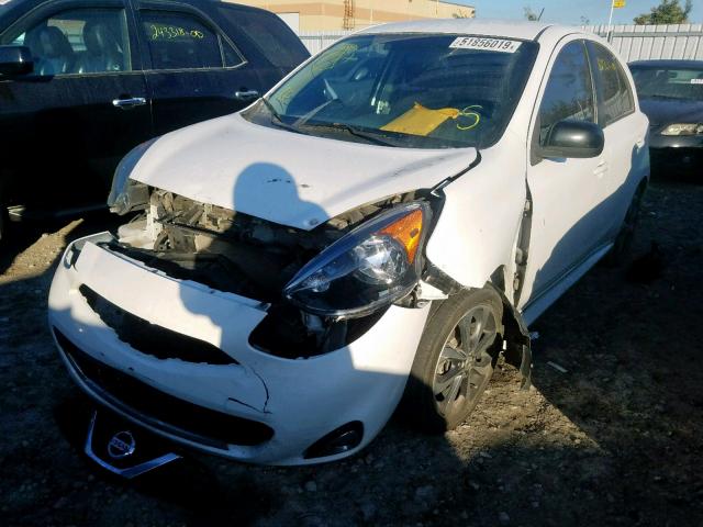 3N1CK3CP3FL216568 - 2015 NISSAN MICRA WHITE photo 2