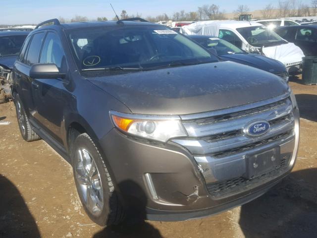 2FMDK3J97CBA18567 - 2012 FORD EDGE SEL BROWN photo 1