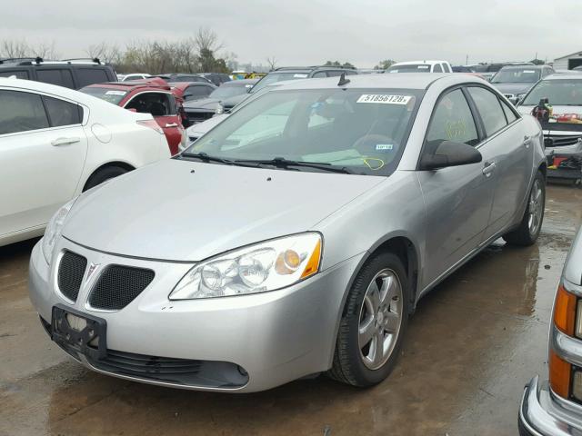 1G2ZH57N784153949 - 2008 PONTIAC G6 GT SILVER photo 2