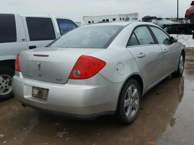 1G2ZH57N784153949 - 2008 PONTIAC G6 GT SILVER photo 4