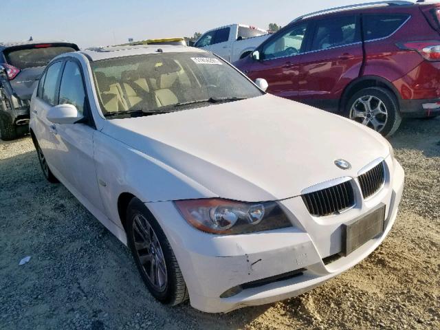 WBAVB13536KX37393 - 2006 BMW 325 I WHITE photo 1