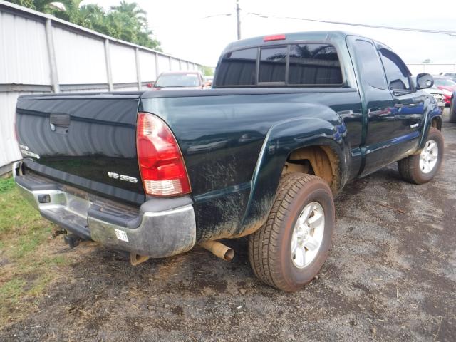 5TETU62N18Z562451 - 2008 TOYOTA TACOMA PRE GREEN photo 4