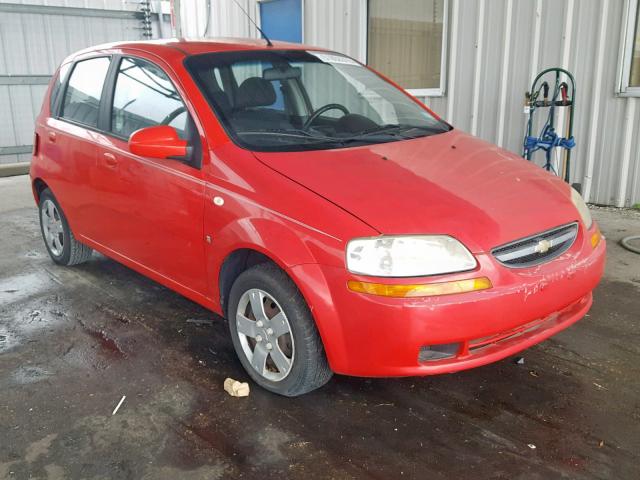 KL1TD66698B249422 - 2008 CHEVROLET AVEO BASE 红色 照片 1