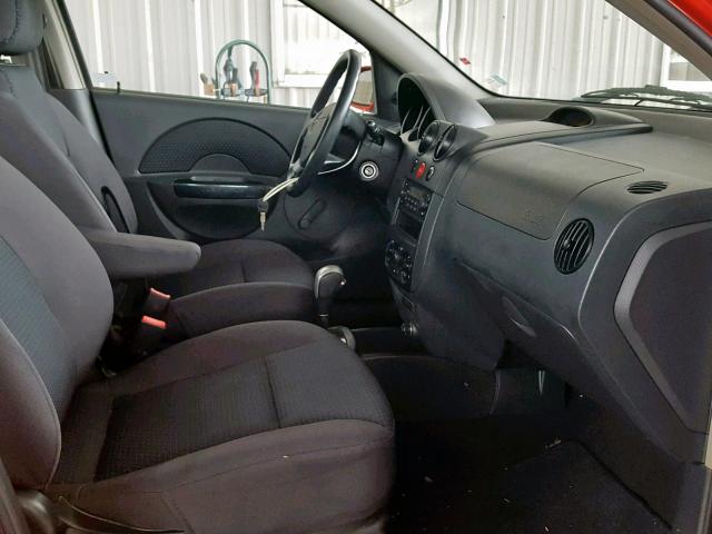 KL1TD66698B249422 - 2008 CHEVROLET AVEO BASE 红色 照片 5