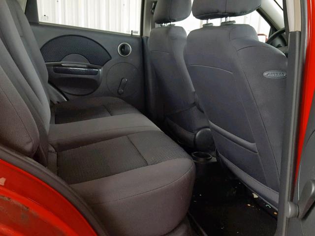 KL1TD66698B249422 - 2008 CHEVROLET AVEO BASE 红色 照片 6