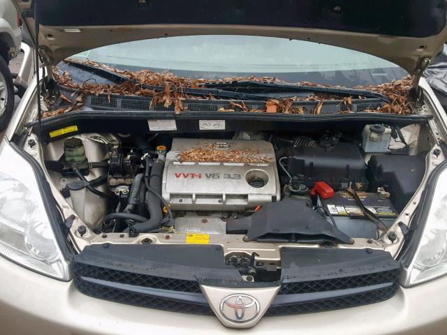 5TDZA23C84S090782 - 2004 TOYOTA SIENNA CE GOLD photo 7