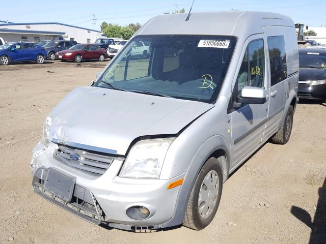 NM0KS9BN6DT171336 - 2013 FORD TRANSIT CO SILVER photo 2