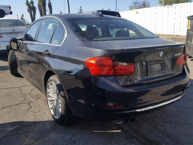 WBA3C1C54CF434423 - 2012 BMW 328 I SULE BLACK photo 3