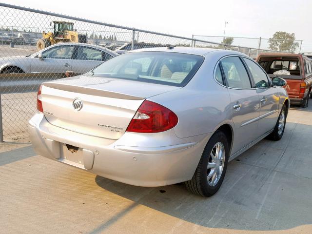 2G4WD582161217177 - 2006 BUICK LACROSSE C SILVER photo 4