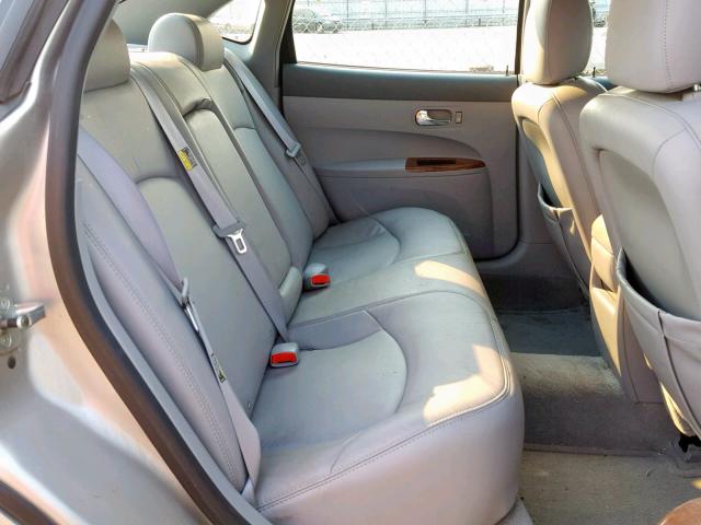 2G4WD582161217177 - 2006 BUICK LACROSSE C SILVER photo 6