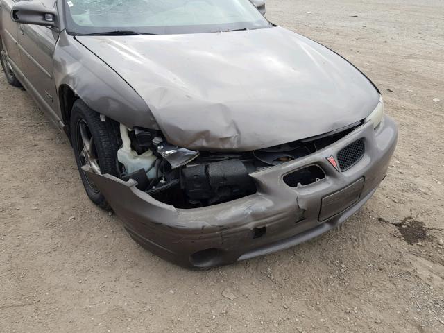 1G2WR52171F272356 - 2001 PONTIAC GRAND PRIX ყავისფერი ფოტო 9