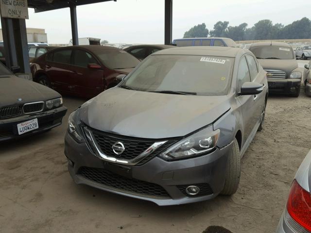 3N1CB7AP9HY323513 - 2017 NISSAN SENTRA SR GRAY photo 2