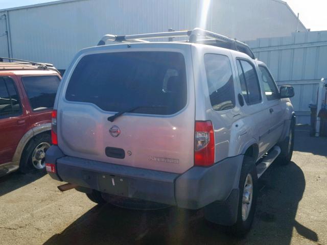 5N1ED28T14C679247 - 2004 NISSAN XTERRA XE SILVER photo 4