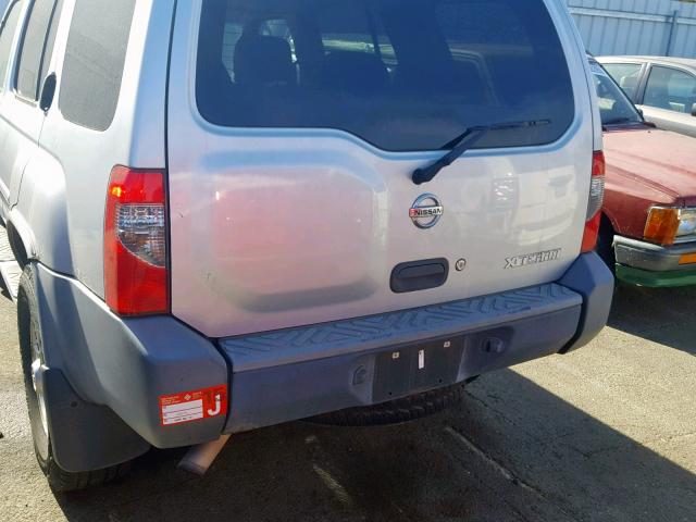 5N1ED28T14C679247 - 2004 NISSAN XTERRA XE SILVER photo 9