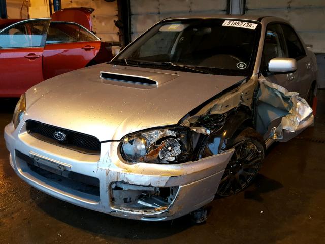 JF1GD29645G511897 - 2005 SUBARU IMPREZA WR SILVER photo 2