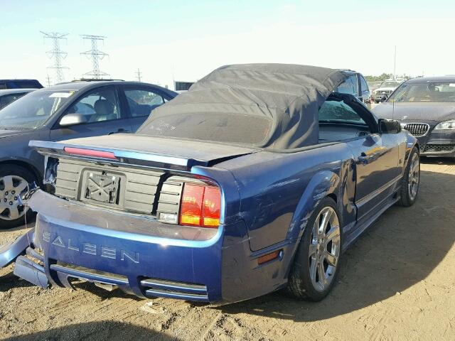 1ZVFT85H465251871 - 2006 FORD MUSTANG GT BLUE photo 4