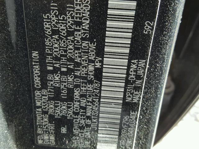 JTLKT324564124787 - 2006 TOYOTA SCION XB 黑色 照片 10