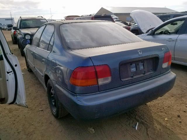 2HGEJ6624WH586139 - 1998 HONDA CIVIC DX BLUE photo 3