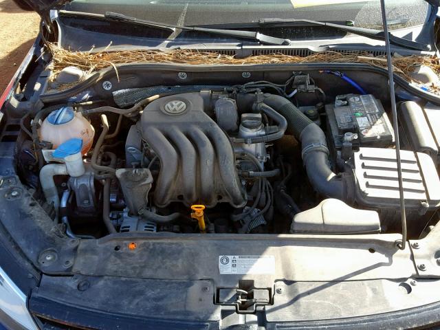 3VW2K7AJ2DM364567 - 2013 VOLKSWAGEN JETTA BASE 蓝色 照片 7