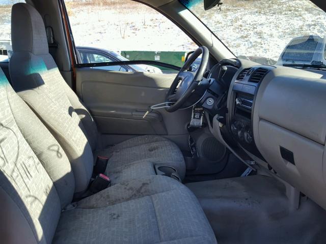 1GTCS198268316631 - 2006 GMC CANYON ORANGE photo 5