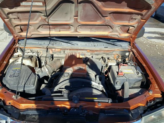 1GTCS198268316631 - 2006 GMC CANYON ORANGE photo 7