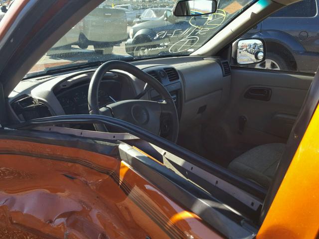 1GTCS198268316631 - 2006 GMC CANYON ORANGE photo 9