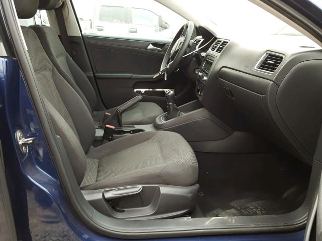 3VW1K7AJ1DM210265 - 2013 VOLKSWAGEN JETTA BASE Կապույտ լուսանկար 6