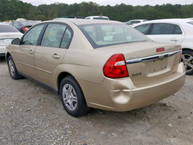 1G1ZS58F57F284748 - 2007 CHEVROLET MALIBU LS GOLD photo 3