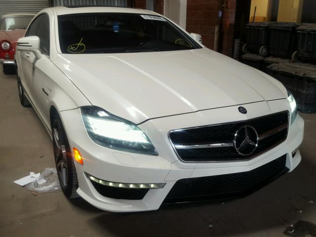 WDDLJ7EB0CA024137 - 2012 MERCEDES-BENZ CLS 63 AMG WHITE photo 1